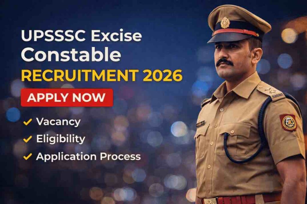 UPSSSC Excise Constable Recruitment 2026