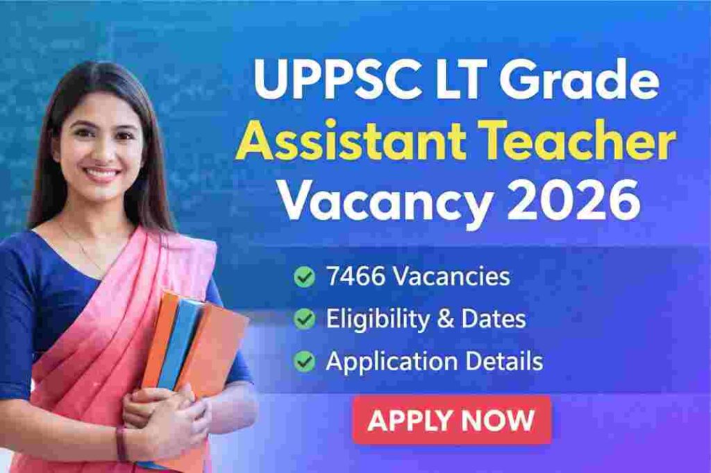 UPPSC LT Grade Assistant Teacher Vacancy 2026
